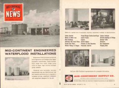 Mid-Continent Supply Company 1962 Vintage Ad Oil Waterflood Installs