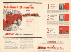 Halliburton Company 1962 Vintage Ad Controlled Slurries Cement-O-Matic Halliburton Company 1962 Vintage Ad Controlled Slurries Cement-O-Matic