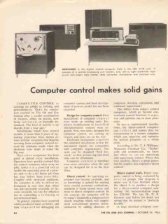 process instrumentation control 1962 ibm 1710 computer vintage article