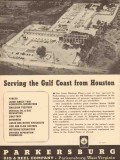 Parkersburg Rig Reel Company 1953 Vintage Ad Oil Serving Gulf Coast Parkersburg Rig Reel Company 1953 Vintage Ad Oil Serving Gulf Coast