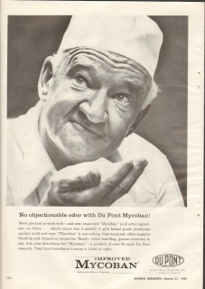 du pont 1959 mycoban no odors active ingredient baked goods vintage ad du pont 1959 mycoban no odors active ingredient baked goods vintage ad