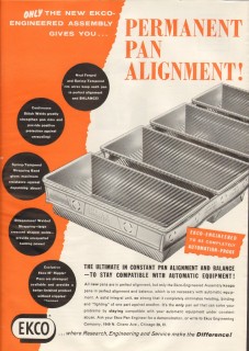 ekco engineering company 1959 permanent pan alignment bake vintage ad ekco engineering company 1959 permanent pan alignment bake vintage ad