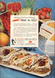chapman smith company 1959 rolling pin fruit fillings sales vintage ad chapman smith company 1959 rolling pin fruit fillings sales vintage ad