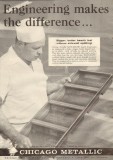 chicago metallic mfg company 1959 sani-matic engineering vintage ad