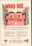 h c brill company 1958 sweet dough bases emulsifier baking vintage ad