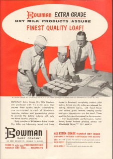 bowman dairy company 1958 prettack brunner meyer baking vintage ad