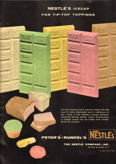nestles company 1958 icecap tip-top topping frosting baking vintage ad nestles company 1958 icecap tip-top topping frosting baking vintage ad