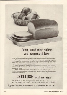 corn products sales company 1958 flavor crust color baking vintage ad corn products sales company 1958 flavor crust color baking vintage ad