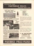 T M Partridge Lumber Company 1942 Vintage Catalog Cedar Pole Red White T M Partridge Lumber Company 1942 Vintage Catalog Cedar Pole Red White