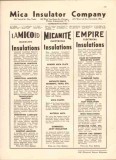 Mica Insulator Company 1942 Vintage Catalog Lamicoid Micanite Empire