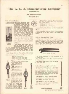 G C A Manufacturing Company 1942 Vintage Catalog Lamp Replacer Tongs G C A Manufacturing Company 1942 Vintage Catalog Lamp Replacer Tongs
