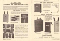 John E Fast Company 1942 Vintage Catalog Electrical Capacitors Pole