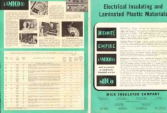 Mica Insulator Company 1943 Vintage Catalog Micanite Empire Electrical