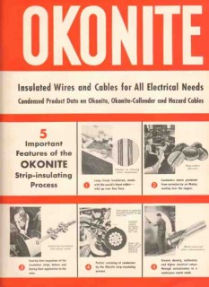 Okonite Company 1943 Vintage Catalog Electrical Insulated Wires Cables Okonite Company 1943 Vintage Catalog Electrical Insulated Wires Cables