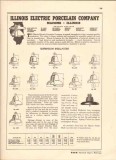 Illinois Electric Porcelain Company 1943 Vintage Catalog Insulators