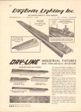 Daybrite Lighting Inc 1943 Vintage Catalog Fixtures Troffer Industrial