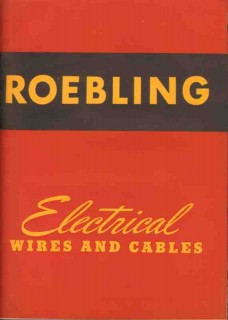 John A Roebling Sons Company 1944 Vintage Catalog Electric Wire Cable