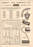Conduit Pipe Products Company 1944 Vintage Catalog Nipples Elbows