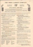 Ohio Carbon Company 1944 Vintage Catalog Industrial Brushes Motors