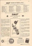 SKF Industries Inc 1944 Vintage Catalog Ball Roller Bearing Electrical