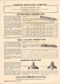 Wheeler Reflector Company 1944 Vintage Catalog Nonmetallic Fluorescent