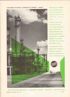 Cosden Petroleum Corp 1959 Vintage Ad Skimming Plant Refinery Complex Cosden Petroleum Corp 1959 Vintage Ad Skimming Plant Refinery Complex
