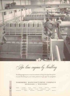 Nordberg Mfg Company 1959 Vintage Ad Oil Gas Pipe Line Engines Power Nordberg Mfg Company 1959 Vintage Ad Oil Gas Pipe Line Engines Power