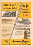 Stearns-Roger Mfg Company 1955 Vintage Ad Gas Compressor Tailor Made