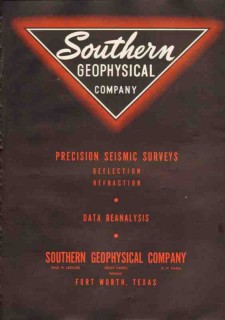 Southern Geophysical Company 1950 Vintage Ad Precision Seismic Surveys Southern Geophysical Company 1950 Vintage Ad Precision Seismic Surveys