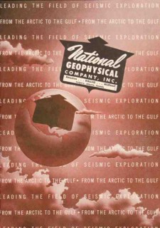 National Geophysical Company 1950 Vintage Ad Oil Seismic Exploration