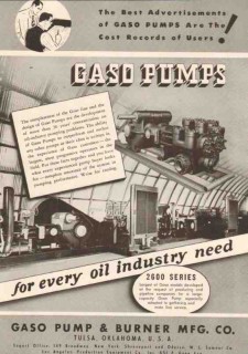 Gaso Pump Burner Mfg Company 1950 Vintage Ad Oil Industry Cost Records Gaso Pump Burner Mfg Company 1950 Vintage Ad Oil Industry Cost Records