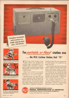 radio corporation america 1950 rca portable fixed station vintage ad radio corporation america 1950 rca portable fixed station vintage ad