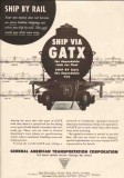 General American Transportation Corp 1950 Vintage Ad Rail Ship GATX General American Transportation Corp 1950 Vintage Ad Rail Ship GATX