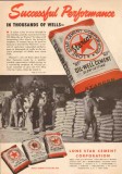 Lone Star Cement Corp 1950 Vintage Ad Oil Field Successful Performance Lone Star Cement Corp 1950 Vintage Ad Oil Field Successful Performance
