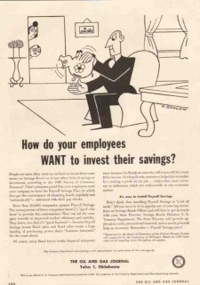 Oil Gas Journal 1950 Vintage Ad Savings Bonds Employees Invest Payroll Oil Gas Journal 1950 Vintage Ad Savings Bonds Employees Invest Payroll