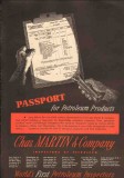 Chas Martin Company 1950 Vintage Ad Oil Petroleum Products Passport Chas Martin Company 1950 Vintage Ad Oil Petroleum Products Passport