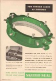 M B Skinner Company 1950 Vintage Ad Oil Field Pipe Joint Clamp Leaks M B Skinner Company 1950 Vintage Ad Oil Field Pipe Joint Clamp Leaks