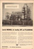International Nickel Company 1950 Vintage Ad Monel Handle HF Fluorine International Nickel Company 1950 Vintage Ad Monel Handle HF Fluorine