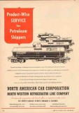 North American Car Corp 1950 Vintage Ad Train Petroleum Tank Shipper
