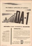 davison chemical corp 1950 synthetic cracking catalyst vintage ad davison chemical corp 1950 synthetic cracking catalyst vintage ad