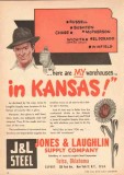 Jones Laughlin Supply Company 1950 Vintage Ad Oil Warehouses Kansas