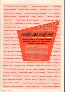 Oil Center Tool Company 1950 Vintage Ad Products Available Stores Near Oil Center Tool Company 1950 Vintage Ad Products Available Stores Near