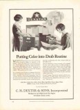 c h dexter sons inc 1926 dexstar colored manifold sheets vintage ad