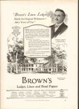 l l brown paper company 1926 ralph leighton kennebec maine vintage ad