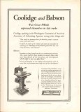 hill-curtis company 1926 trimosaw coolidge babson printing vintage ad hill-curtis company 1926 trimosaw coolidge babson printing vintage ad