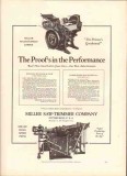 miller saw-trimmer company 1926 proof performance printing vintage ad