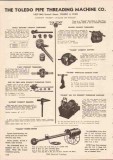 Toledo Pipe Threading Machine Company 1949 Vintage Catalog Threaders