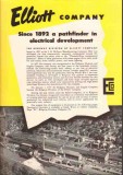Elliott Company 1949 Vintage Catalog Electrical Motors Generators
