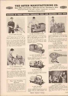 Oster Mfg Company 1951 Vintage Catalog Power Vise Stand Pipe Master Oster Mfg Company 1951 Vintage Catalog Power Vise Stand Pipe Master