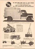 Four Wheel Drive Auto Company 1952 Vintage Catalog Line Maintenance
